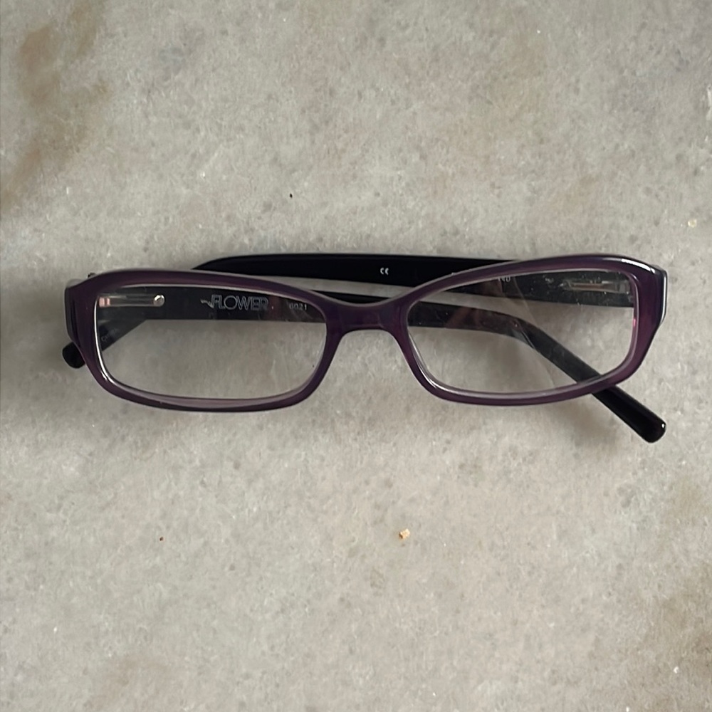 Women’s FLOWER Rx’able 54-17-40 Purple Eyeglasses